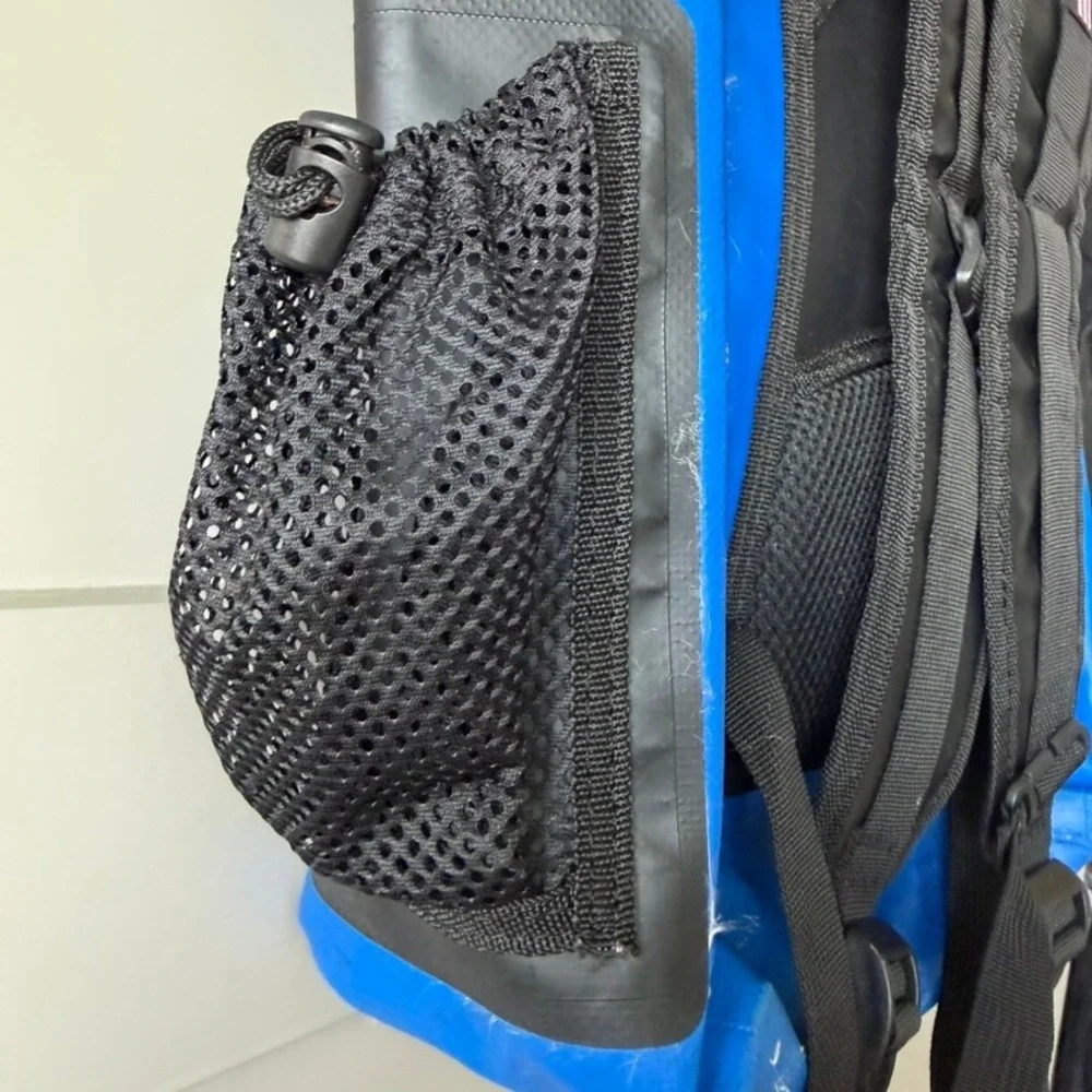 Purebred Fisherman Waterproof Roll Top Dry Bag Backpack Blue Fishing Hawaii